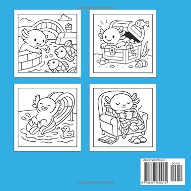 Axolotl Coloring Book